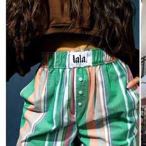 Dressed in LaLa Country Club boxers